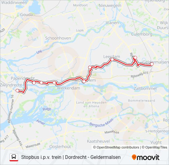 STOPBUS I.P.V. TREIN Bus Line Map