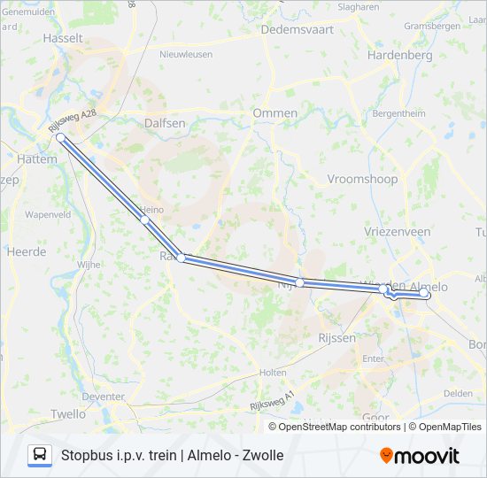 STOPBUS I.P.V. TREIN Bus Line Map