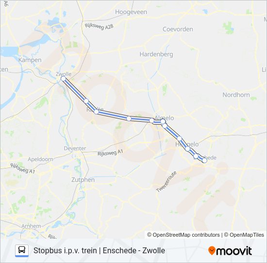 STOPBUS I.P.V. TREIN Bus Line Map