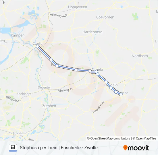 STOPBUS I.P.V. TREIN Bus Line Map