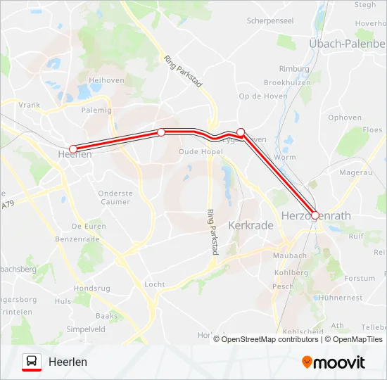 STOPBUS I.P.V. TREIN  Line Map