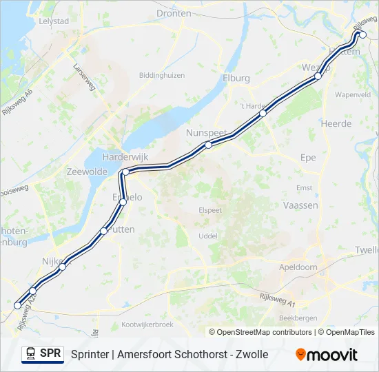 SPR Train Line Map