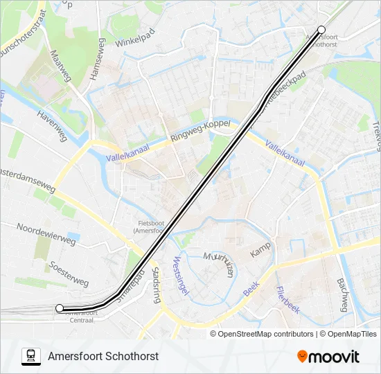 STOPBUS I.P.V. TREIN Train Line Map