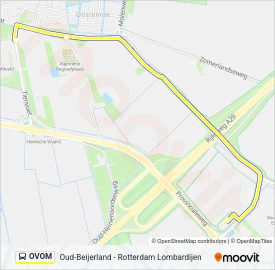 OVOM Bus Line Map