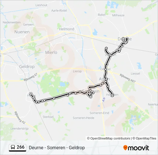 266 Bus Line Map