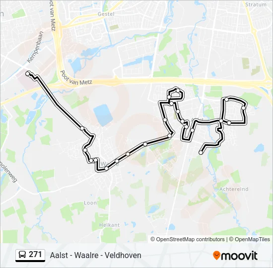 271 Bus Line Map