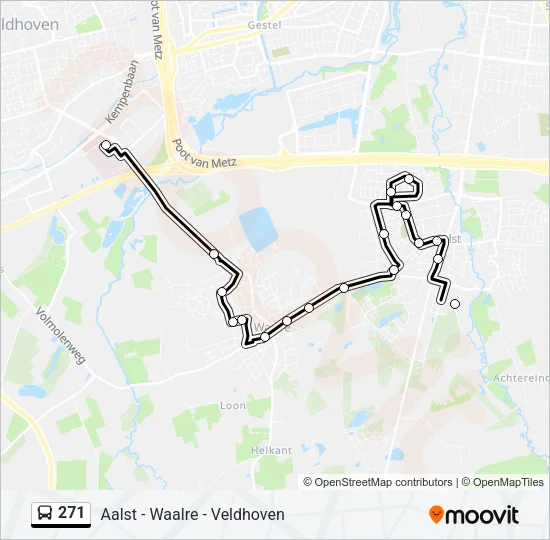 271 Bus Line Map