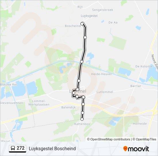 272 Bus Line Map