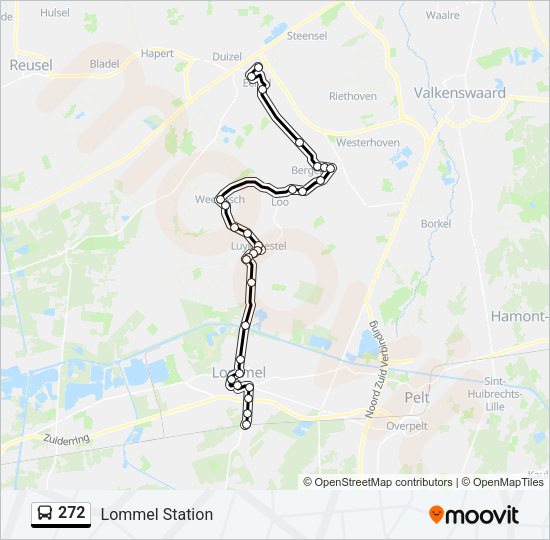 272 Bus Line Map