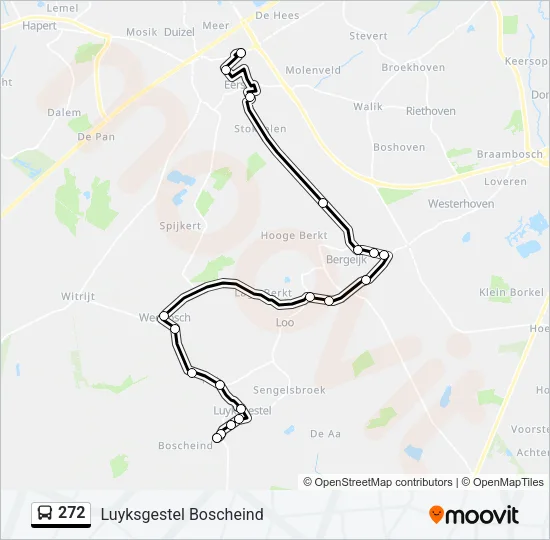 272 Bus Line Map