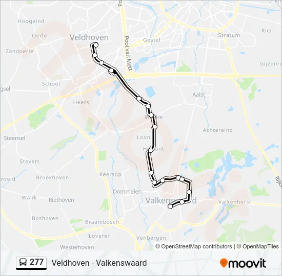 277 Bus Line Map