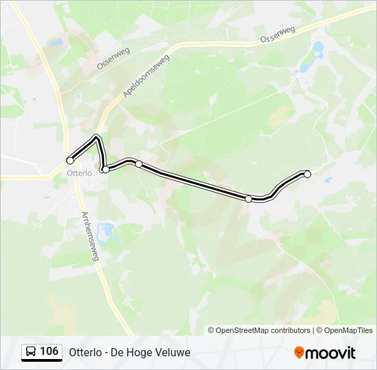 106 Bus Line Map