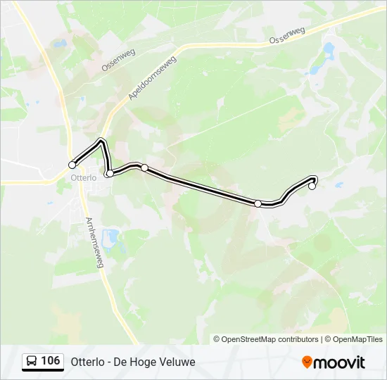 106 Bus Line Map