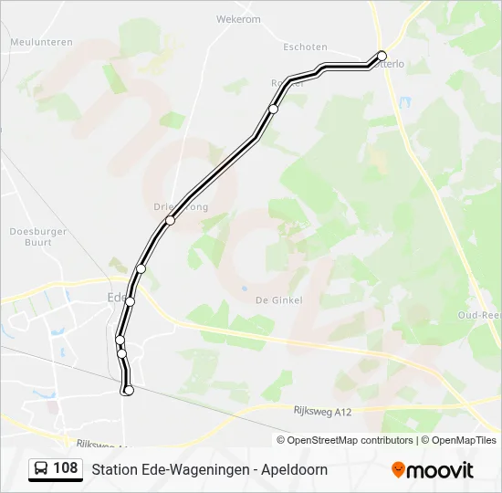 108 Bus Line Map
