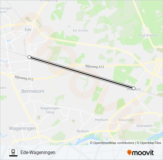 STOPBUS I.P.V. TREIN train Line Map