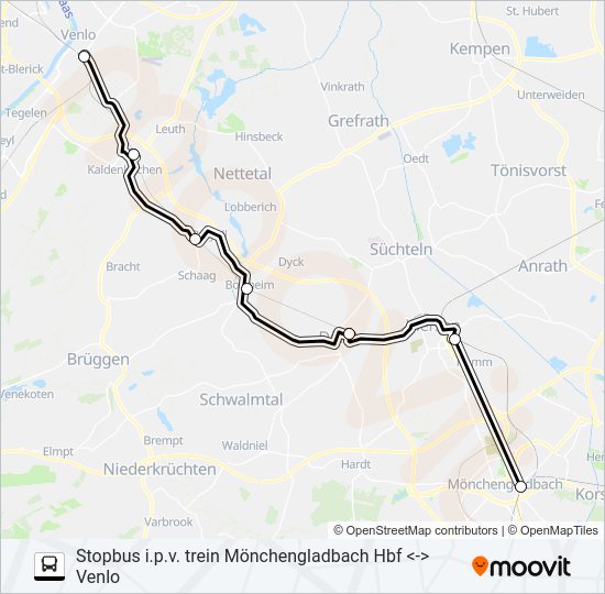 STOPBUS I.P.V. TREIN Bus Line Map