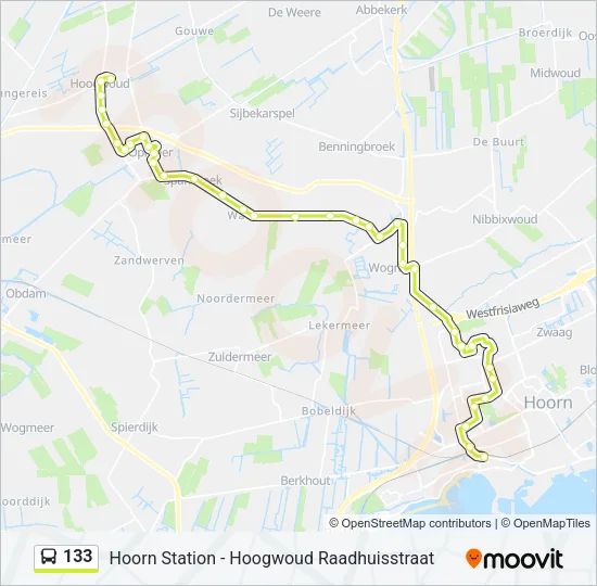 133  Line Map