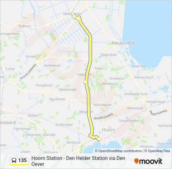 135  Line Map