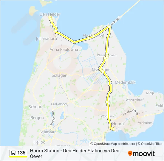 135  Line Map