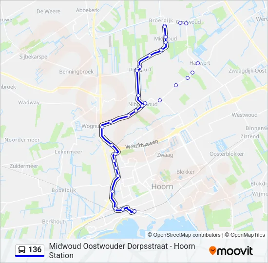 136  Line Map
