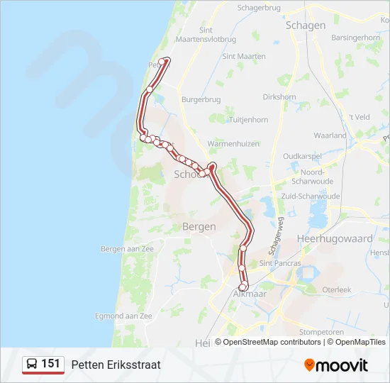 151  Line Map