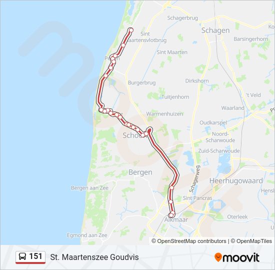 151  Line Map