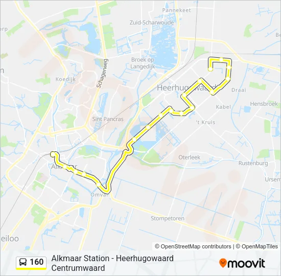 160  Line Map