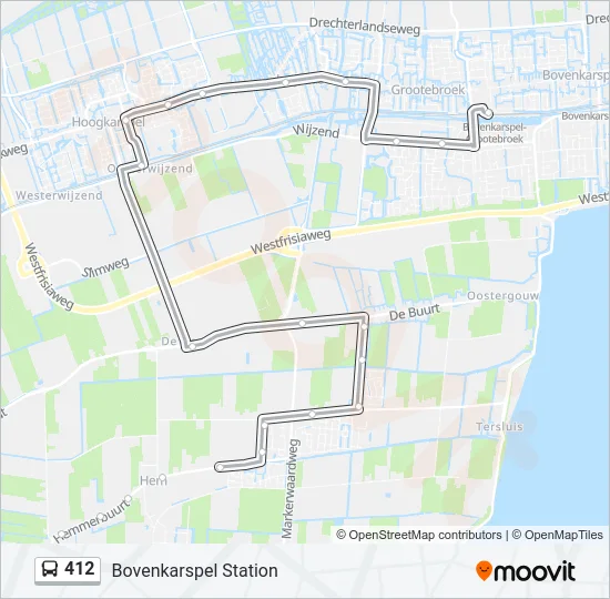 412  Line Map