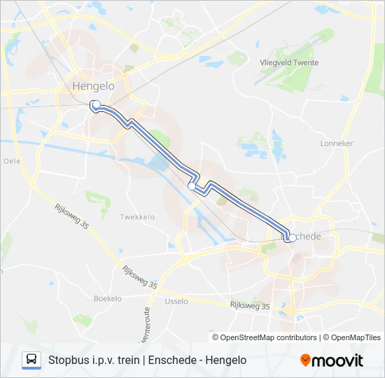 STOPBUS I.P.V. TREIN Bus Line Map