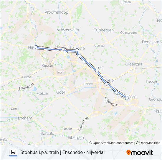 STOPBUS I.P.V. TREIN Bus Line Map