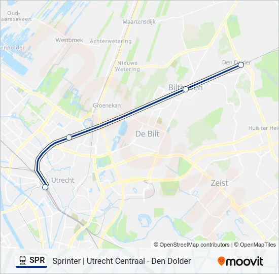 SPR Train Line Map
