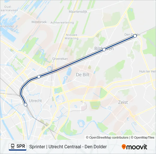 SPR Train Line Map