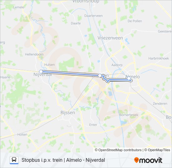 STOPBUS I.P.V. TREIN Bus Line Map
