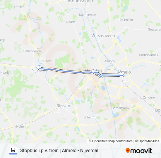 STOPBUS I.P.V. TREIN Bus Line Map