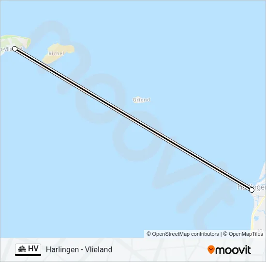HV Ferry Line Map