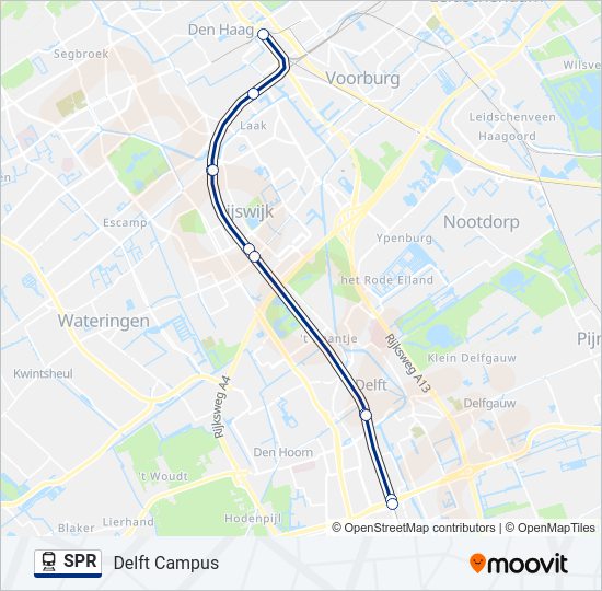 SPR Train Line Map
