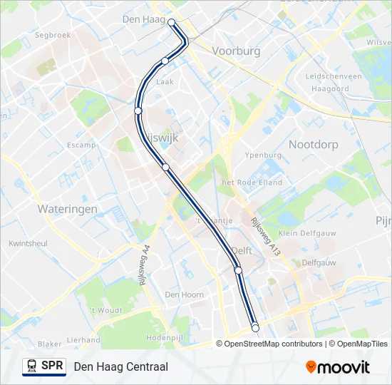 SPR Train Line Map