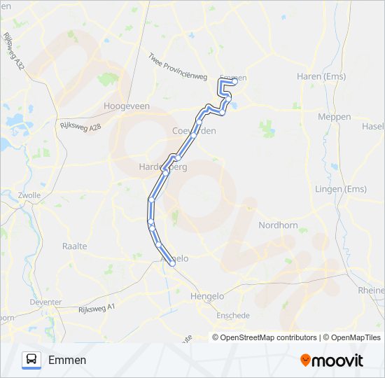STOPBUS I.P.V. TREIN Bus Line Map