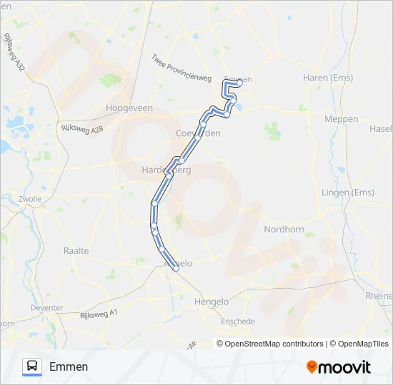 STOPBUS I.P.V. TREIN Bus Line Map