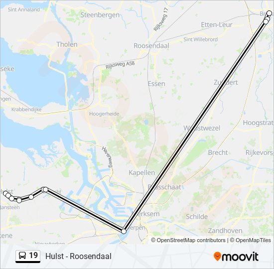 Actief stilte Herinnering 19 Route: dienstregelingen, haltes en kaarten - Bredabus (Bijgewerkt)