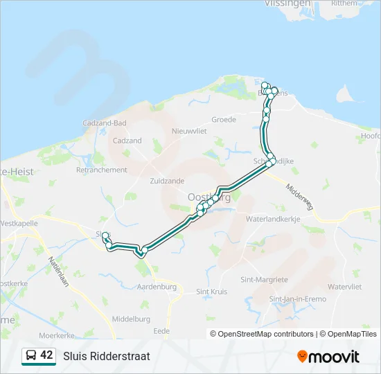 42 Bus Line Map