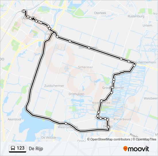 123 Bus Line Map