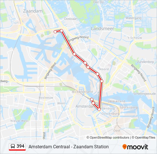 394 Route dienstregelingen, haltes en kaarten Amsterdam Centraal (Bijgewerkt) 394 Route dienstregelingen, haltes en kaarten Amsterdam Centraal (Bijgewerkt)