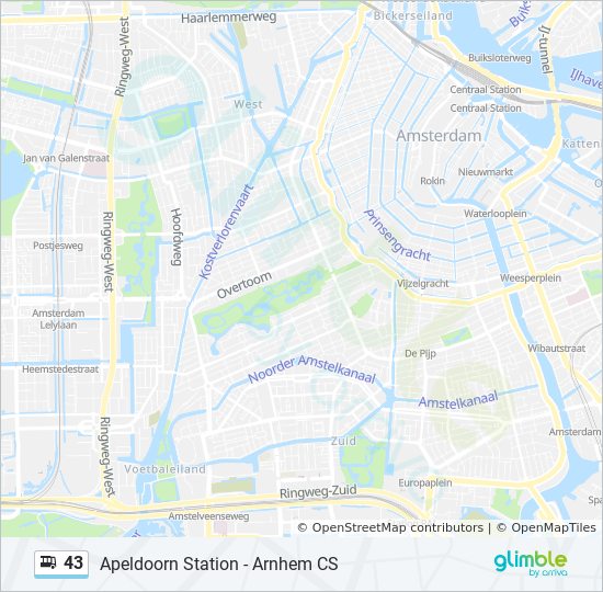 43 Route: Stops & Maps - Apeldoorn Busstation (Updated)