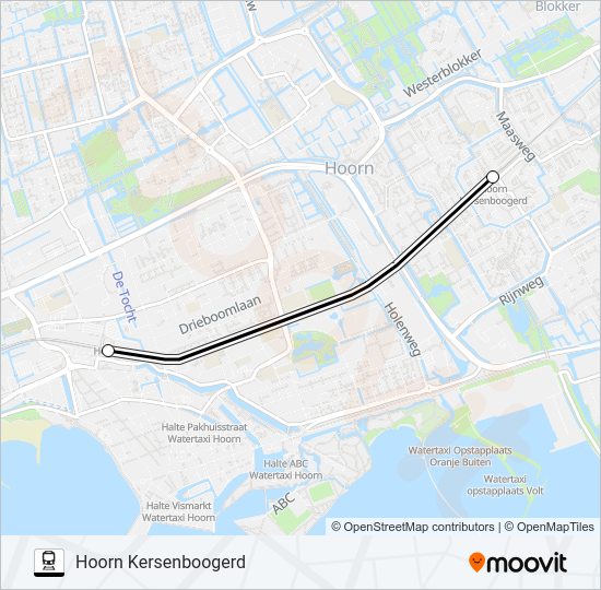 STOPBUS I.P.V. TREIN Train Line Map