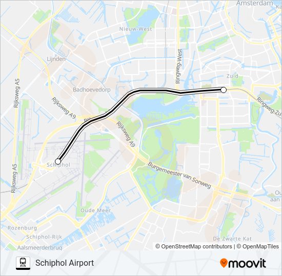 STOPBUS I.P.V. TREIN Train Line Map