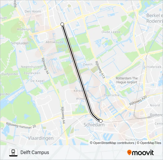 STOPBUS I.P.V. TREIN Train Line Map