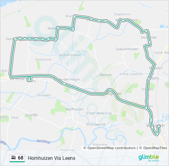 68-route-fahrpl-ne-haltestellen-karten-hornhuizen-via-leens