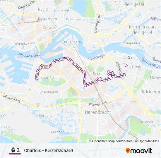 2 Light Rail Line Map