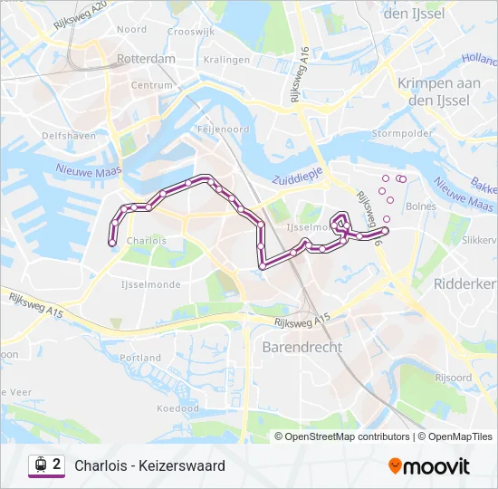 2 Light Rail Line Map